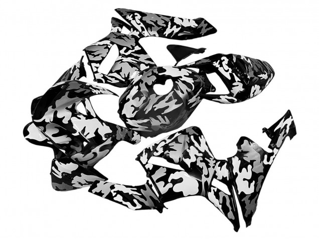 Discount 2005-2006 Black White Grey Camouflage Honda CBR600RR Motorcycle Fairings Canada
