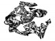 Discount 2005-2006 Black White Grey Camouflage Honda CBR600RR Motorcycle Fairings Canada