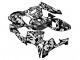 Discount 2005-2006 Black White Grey Camouflage Honda CBR600RR Motorcycle Fairings Canada