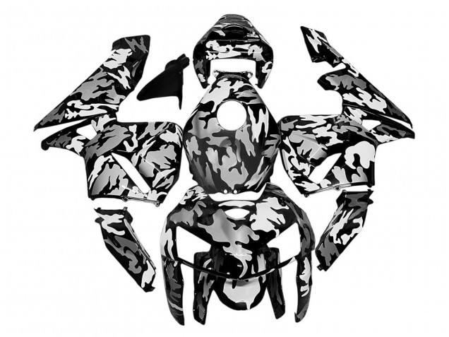 Discount 2005-2006 Black White Grey Camouflage Honda CBR600RR Motorcycle Fairings Canada
