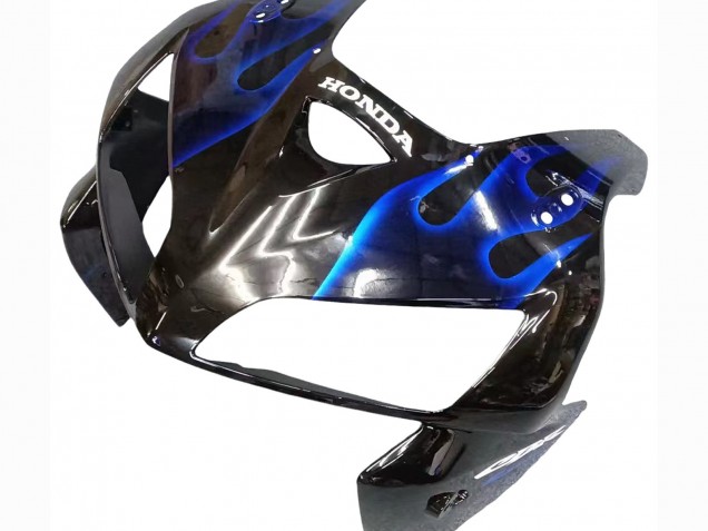 Discount 2005-2006 Glossy Black Blue Flame Honda CBR600RR Motorcycle Fairing Canada