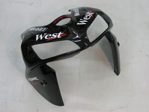 Discount 2005-2006 Glossy Black White West Honda CBR600RR Motorcycle Fairings Canada