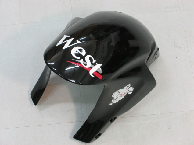 Discount 2005-2006 Glossy Black White West Honda CBR600RR Motorcycle Fairings Canada