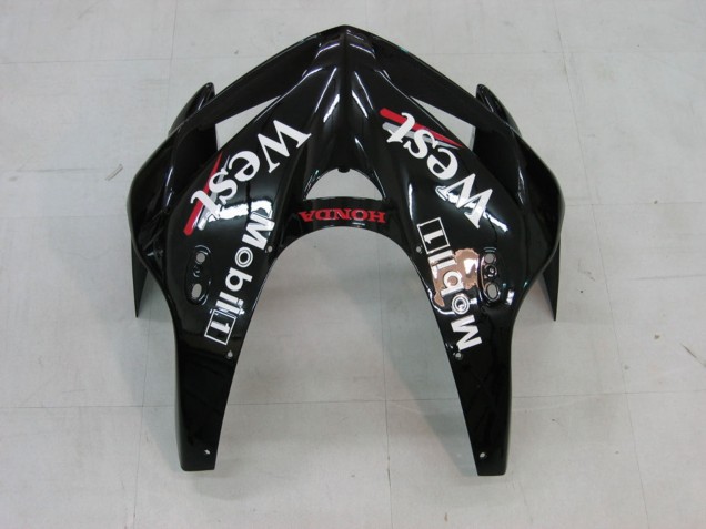 Discount 2005-2006 Glossy Black White West Honda CBR600RR Motorcycle Fairings Canada