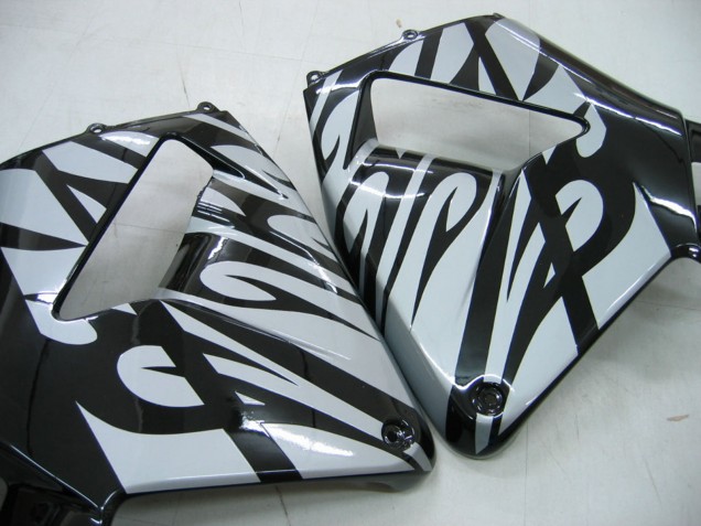 Discount 2005-2006 Glossy Black Grey Flame Honda CBR600RR Motorcycle Fairings Canada