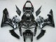 Discount 2005-2006 Glossy Black Grey Flame Honda CBR600RR Motorcycle Fairings Canada