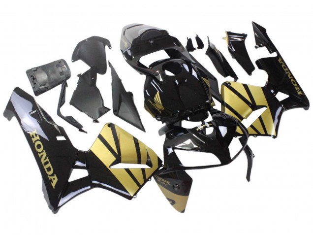 Discount 2005-2006 Black Gold Honda CBR600RR Motorcycle Fairing Canada