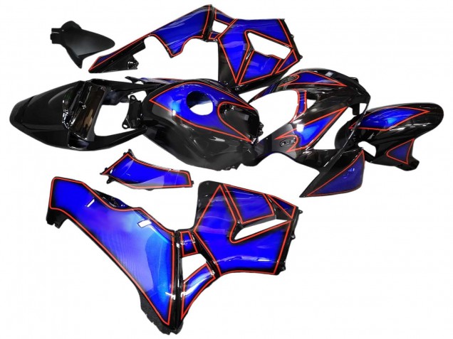 Discount 2005-2006 Blue Black with Red Line Honda CBR600RR Motorcycle Fairings Canada
