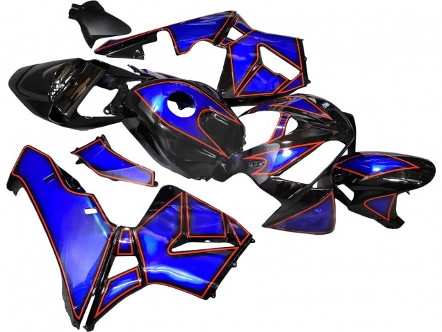 Discount 2005-2006 Blue Black with Red Line Honda CBR600RR Motorcycle Fairings Canada