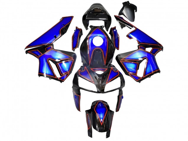 Discount 2005-2006 Blue Black with Red Line Honda CBR600RR Motorcycle Fairings Canada