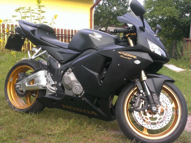 Discount 2005-2006 Matte Black Honda CBR600RR Motorcycle Fairings Canada