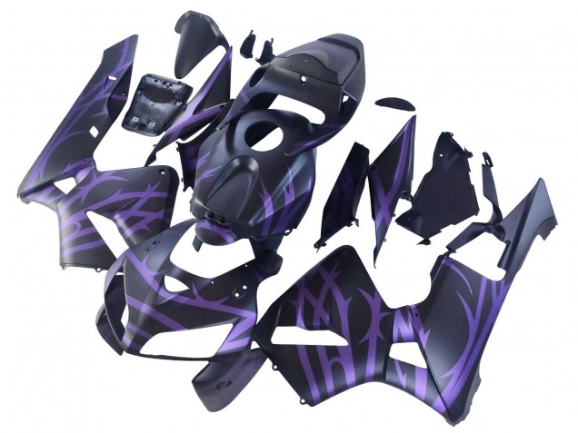 Discount 2005-2006 Matte Black Purple Honda CBR600RR Motorcycle Fairings Canada