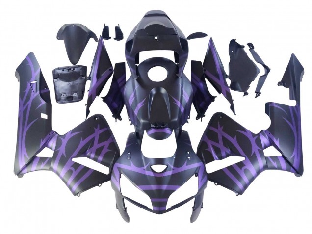 Discount 2005-2006 Matte Black Purple Honda CBR600RR Motorcycle Fairings Canada