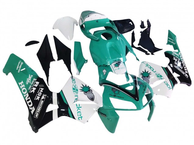 Discount 2005-2006 Light Green White Glossy Black JoeRocket Honda CBR600RR Motorcycle Fairings Canada