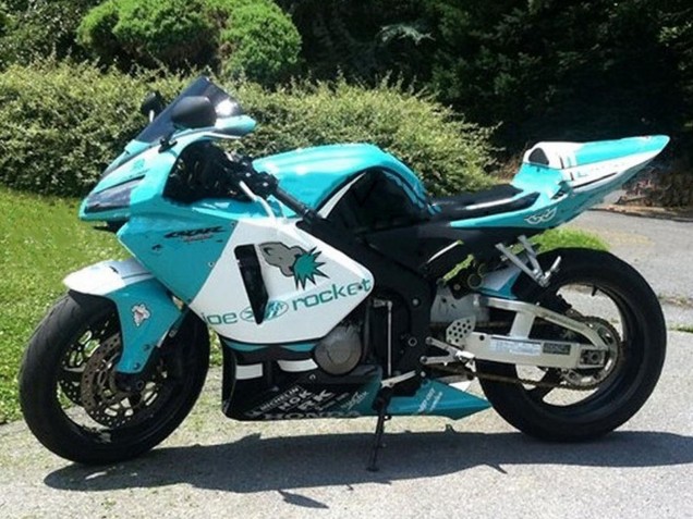 Discount 2005-2006 Light Green White Glossy Black JoeRocket Honda CBR600RR Motorcycle Fairings Canada