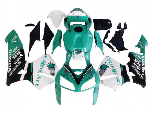Discount 2005-2006 Light Green White Glossy Black JoeRocket Honda CBR600RR Motorcycle Fairings Canada