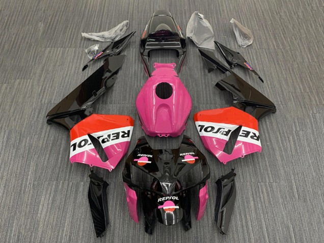 Discount 2005-2006 Pink Red Black Repsol Honda CBR600RR Motorcycle Fairings Canada
