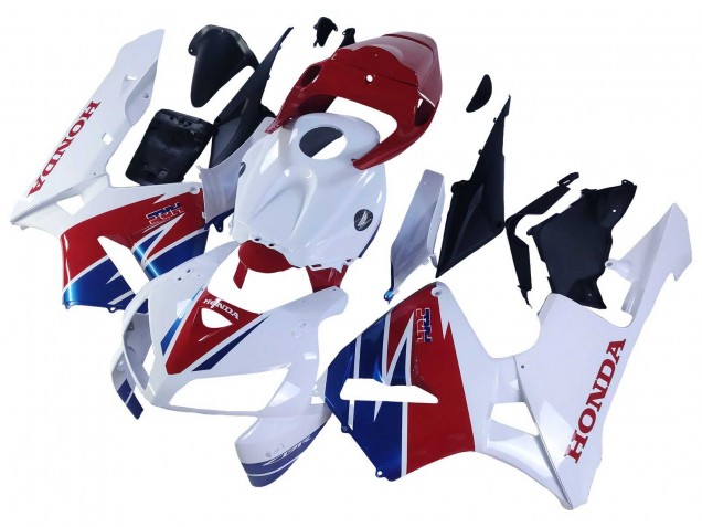Discount 2005-2006 White Red Blue HRC Honda CBR600RR Motorcycle Fairing Canada