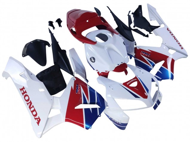 Discount 2005-2006 White Red Blue HRC Honda CBR600RR Motorcycle Fairing Canada