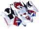Discount 2005-2006 White Red Blue HRC Honda CBR600RR Motorcycle Fairing Canada