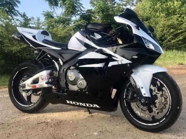 Discount 2005-2006 White Black Honda CBR600RR Motorcycle Fairing Canada