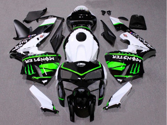 Discount 2005-2006 White Black Green Monster Honda CBR600RR Motorcycle Fairings Canada