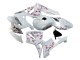 Discount 2005-2006 White with Cherry Blossom Honda CBR600RR Motorcycle Fairings Canada