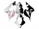 Discount 2007-2008 White Cherry Blossom Glossy Black Split Honda CBR600RR Motorcycle Fairings Canada