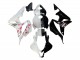 Discount 2007-2008 White Cherry Blossom Glossy Black Split Honda CBR600RR Motorcycle Fairings Canada