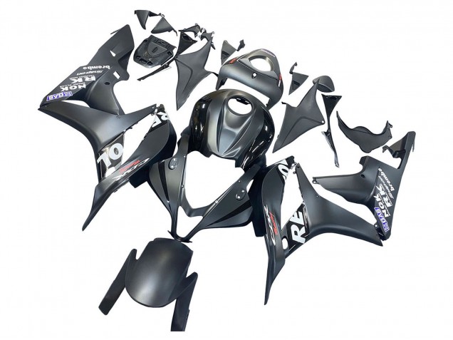 Discount 2007-2008 Matte Black White Repsol Honda CBR600RR Motorcycle Fairing Canada