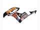 Discount 2007-2008 Matte Black Orange Red Rossi Repsol 46 Honda CBR600RR Motorcycle Fairings Canada