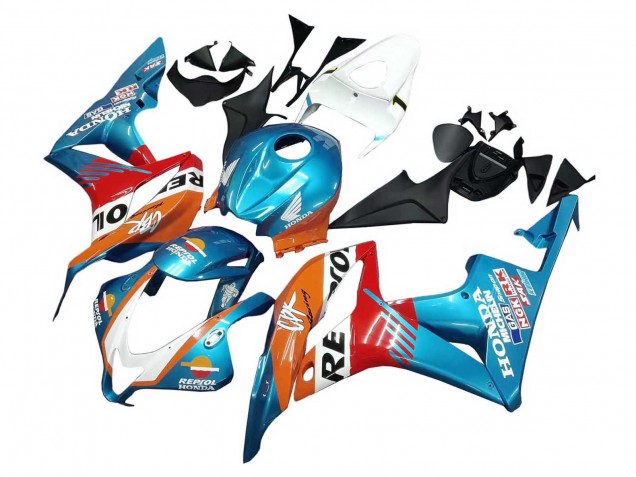 Discount 2007-2008 Orange White Red Blue Repsol Honda CBR600RR Motorcycle Fairings Canada