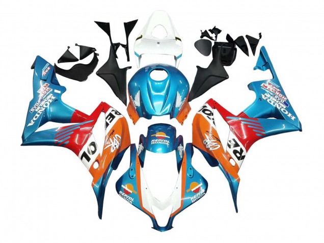 Discount 2007-2008 Orange White Red Blue Repsol Honda CBR600RR Motorcycle Fairings Canada