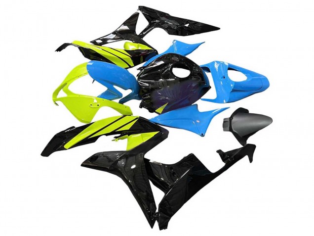 Discount 2007-2008 Blue Yellow Glossy Black Honda CBR600RR Motorcycle Fairings Canada