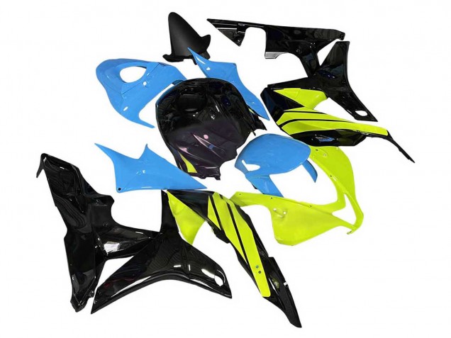 Discount 2007-2008 Blue Yellow Glossy Black Honda CBR600RR Motorcycle Fairings Canada