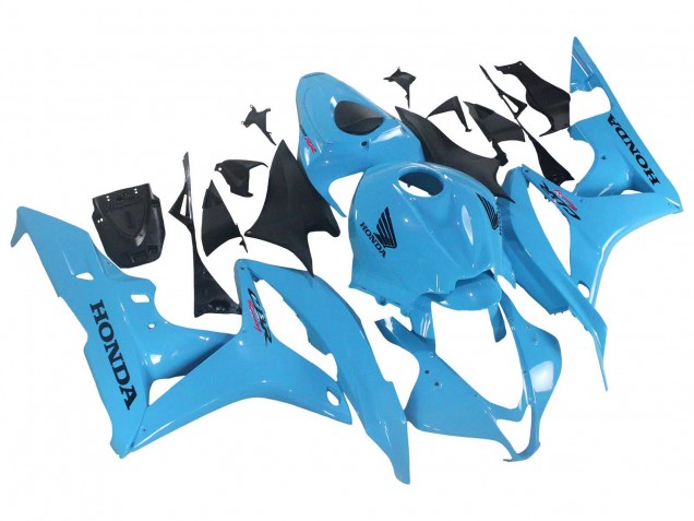 Discount 2007-2008 Light Blue Racing Honda CBR600RR Motorcycle Fairings Canada