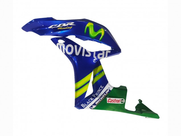 Discount 2007-2008 Blue Green MoviStar Castrol Honda CBR600RR Motorcycle Fairings Canada