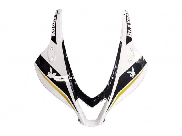 Discount 2007-2008 White Gold Glossy Black Playboy Honda CBR600RR Motorcycle Fairing Canada