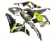 Discount 2007-2008 Grey Fluorescent Yellow Shark Honda CBR600RR Motorcycle Fairings Canada
