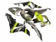 Discount 2007-2008 Grey Fluorescent Yellow Shark Honda CBR600RR Motorcycle Fairings Canada