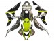 Discount 2007-2008 Grey Fluorescent Yellow Shark Honda CBR600RR Motorcycle Fairings Canada