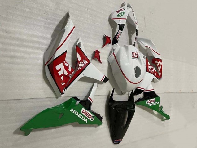 Discount 2007-2008 White Green Red Castrol Honda CBR600RR Motorcycle Fairings Canada