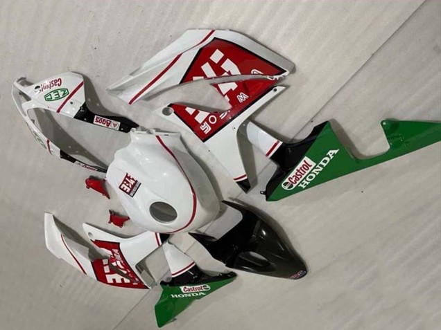 Discount 2007-2008 White Green Red Castrol Honda CBR600RR Motorcycle Fairings Canada