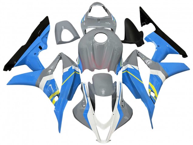 Discount 2007-2008 Nardo Grey Blue White Glossy Black Honda CBR600RR Motorcycle Fairings Canada
