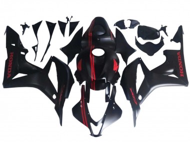 Discount 2007-2008 Matte Black Red Honda CBR600RR Motorcycle Fairings Canada