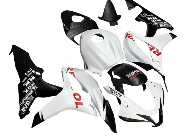 Discount 2007-2008 White Matte Black Red Repsol Honda CBR600RR Motorcycle Fairings Canada
