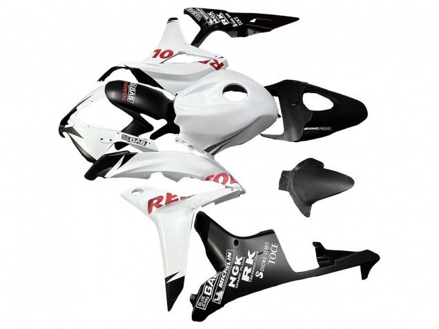 Discount 2007-2008 White Matte Black Red Repsol Honda CBR600RR Motorcycle Fairings Canada