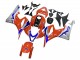 Discount 2007-2008 Silver Blue Red HRC Honda CBR600RR Motorcycle Fairings Canada