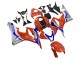 Discount 2007-2008 Silver Blue Red HRC Honda CBR600RR Motorcycle Fairings Canada