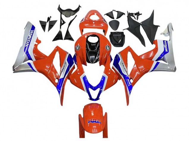 Discount 2007-2008 Silver Blue Red HRC Honda CBR600RR Motorcycle Fairings Canada